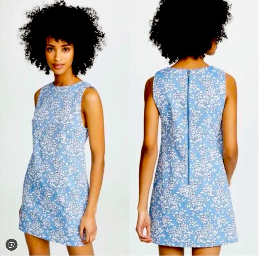 NWOT ALICE + OLIVIA Clyde dress in cornflower